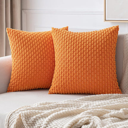 Corduroy Cushion Cover | Ribbed Throw Pillow