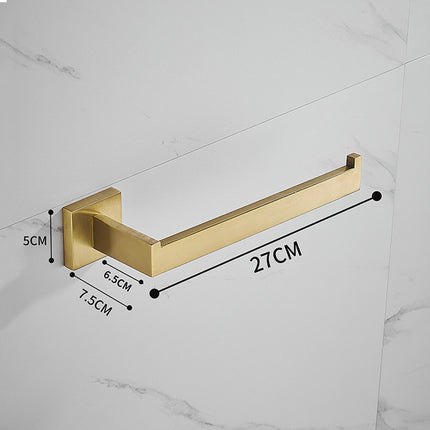 Brushed Gold Bathroom Towel Rack & Pendant Set ✨🛁