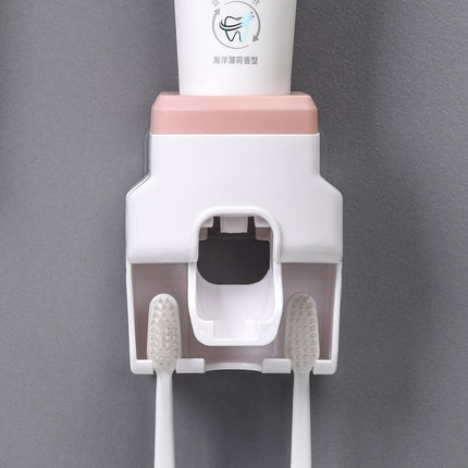 Automatic Toothpaste Squeezer with Toothbrush Holder | No-Punch Nordic Design – Ikeame