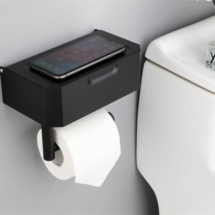 Stainless Steel Bathroom Toilet Punch Free Tissue Box
