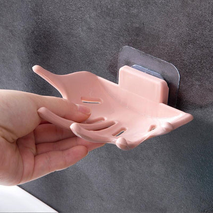 Perforation-free Multifunctional Soap Box Bathroom Wall-mounted