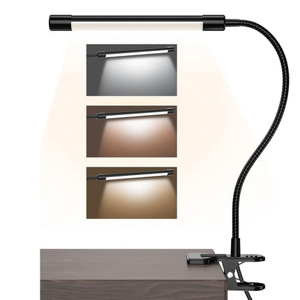 Flexible LED Reading & Study Lamp – USB Powered Desk Light (Black or White)