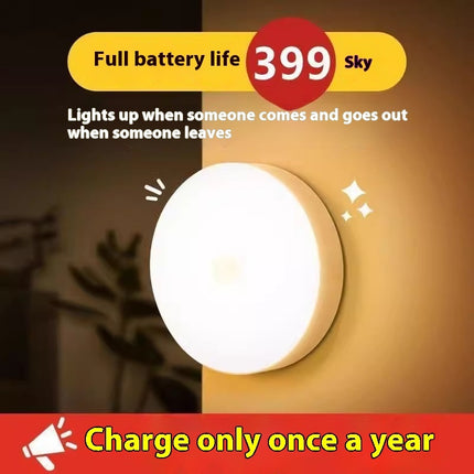 Rechargeable Round LED Wall Lights – Motion Sensor | Long Battery Life