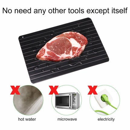 Fast Defrost Aluminum Thawing Tray | Food Grade Kitchen Gadget