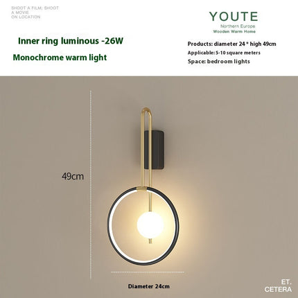 Bedroom Bedside Lamp Living Room Background Wall Lamp