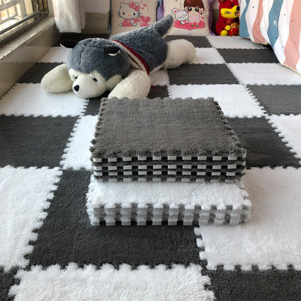 Interlocking Plush Floor Mats | Soft Foam Tiles for Home