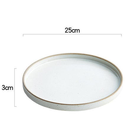 Stoneware Sesame Creative Retro Dinner Plate