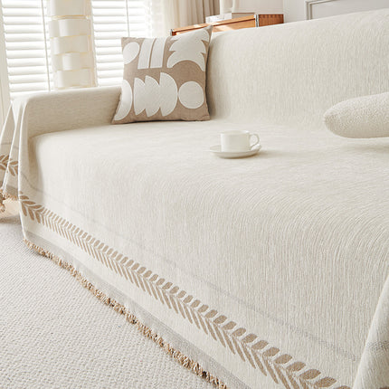 Chenille Sofa Cover | Luxury Full Wrap Couch Throw