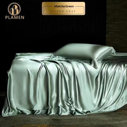 Silk Bedding Set | Luxury Duvet Cover 4 Piece