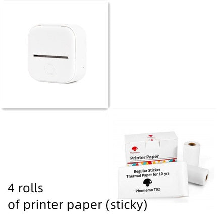 Portable Mini Thermal Label Printer Bluetooth Inkless Pocket Printer