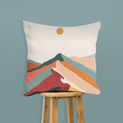 Lanscape Print Cushion Cover – 4 Designs, Abstract Landscape