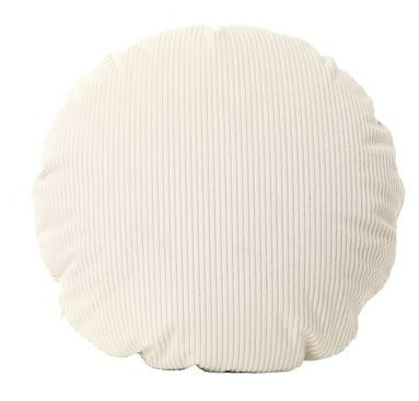 Pinstripe Corduroy Round Cushion with Core – 7 Colours| 45x45, 50x50, 60x60 cm