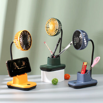 USB Desk Fan Pen Holder – Mini Cooling Desk Organiser