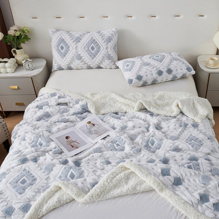 Lambswool Blanket | Bohemian Jacquard Throw
