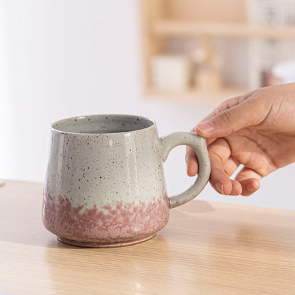 Retro Stoneware Mug | Kiln Glaze Japanese Style Coffee Cup