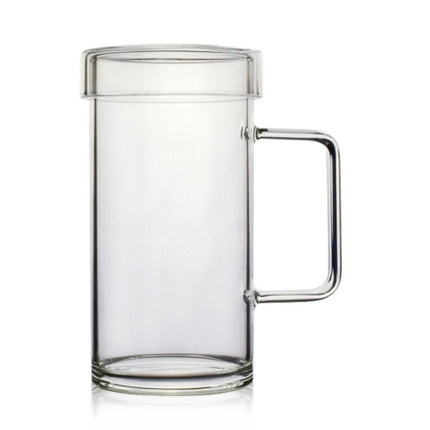 Large Glass Tumbler 🥤 – 700ml with Handle, High Borosilicate