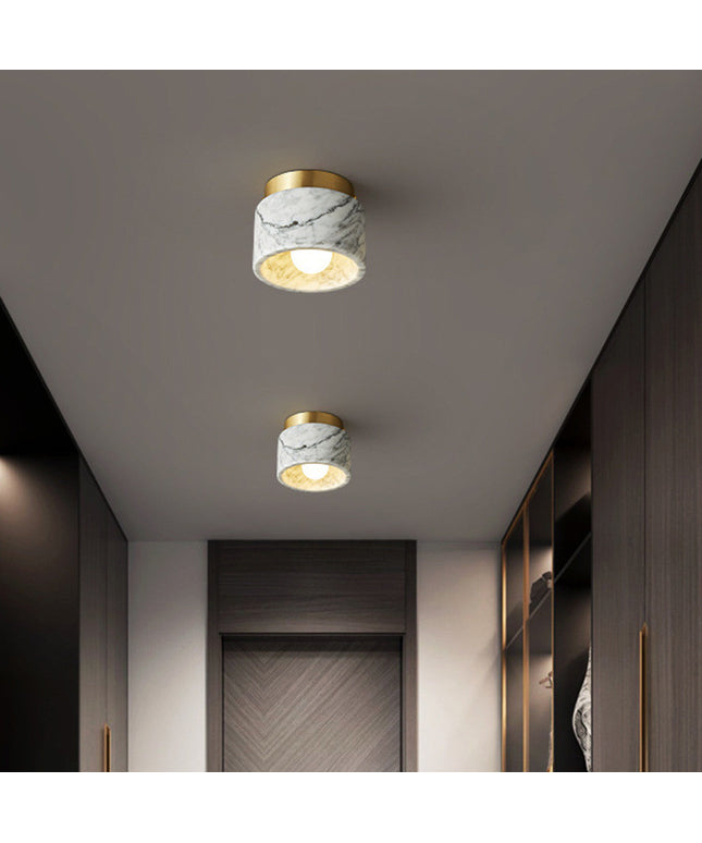 Entrance Corridors Hallway Pass Daoming Creative Marble Balcony Ceiling Light