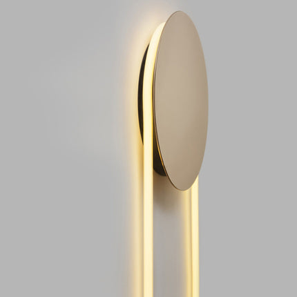Luxury Gold Wall Lamp – Glass or Acrylic Tube Light for Living & Dining Rooms (56cm / 80cm)