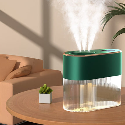 Electric Three Jet Humidifier – Large Capacity Desktop Aroma Diffuser with Atmosphere Lamp