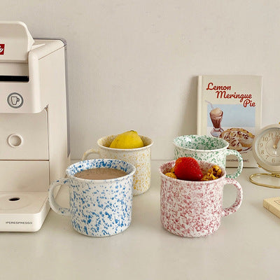 Ink Splash Ceramic Mug | Colourful Japanese Style Coffee Cup
