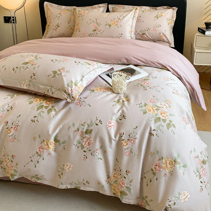 Cotton four-piece cotton quilt cover bed sheet bedding – Trendy & Practical for Daily Living