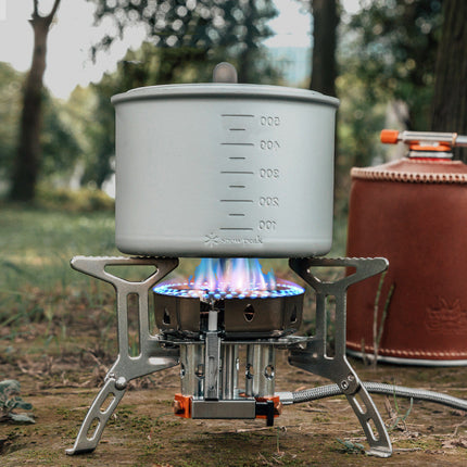 Outdoor Portable Windproof Camping Stove – 3-Headed Butane Furnace | 2-Minute Boil Time
