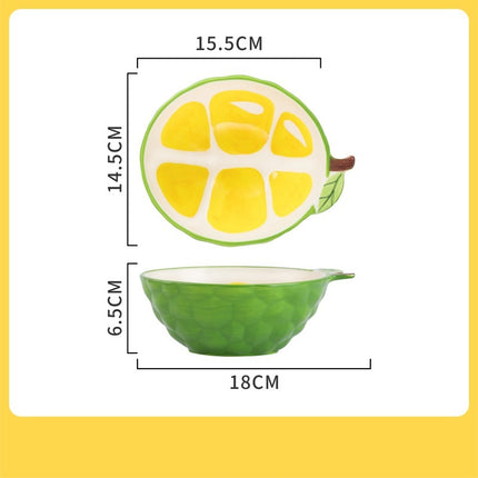 Girly Cute Fruit Cereal Ceramic Bowl
