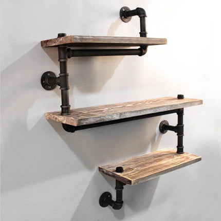 Industrial Pipe Shelf 3 Tier Steampunk Bookshelf