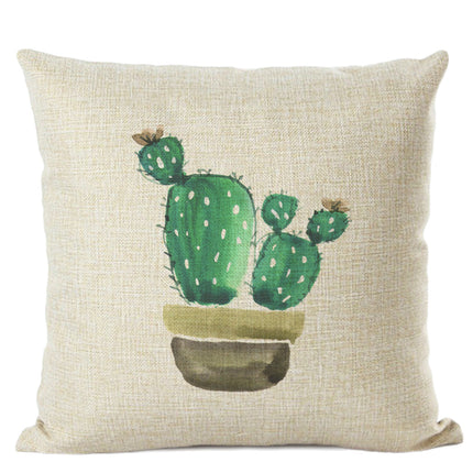 Cactus Cushion Cover | Cute Succulent Pillow 45x45