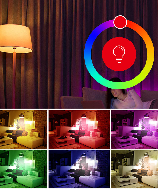 Graffiti Smart Bulb – RGB WiFi & Bluetooth LED | Ikeame