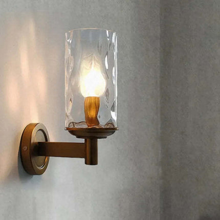 Luxury Copper Wall Lamp – Modern Minimalist LED Light | Ikeame