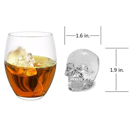 Silicone Skull Ice Tray 💀 – Black