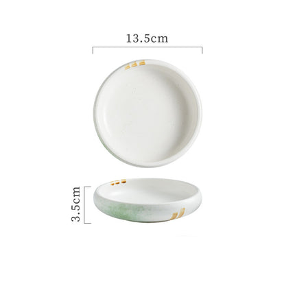 Small Dish Seasoning Ceramic Circular