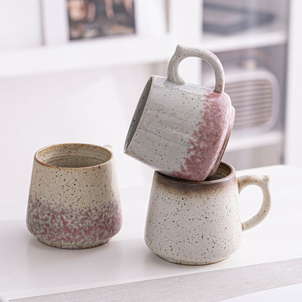 Retro Stoneware Mug | Kiln Glaze Japanese Style Coffee Cup