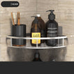 E - Single layer corner shelf - silver