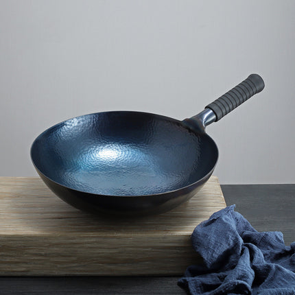 One-Piece Iron Wok – Non-Stick Uncoated Frying Pan | Ikeame