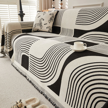 Chenille Sofa Cover | Luxury Full Wrap Couch Throw