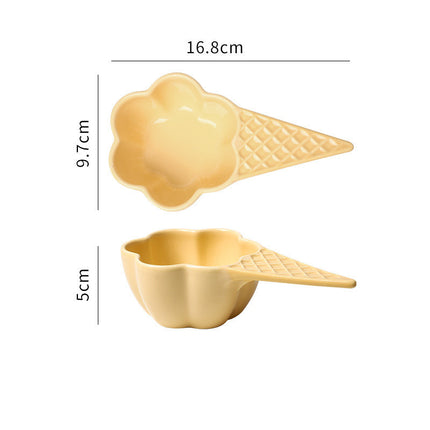 Ice Cream Cone Porcelain Dish 🍦 – 4 Colours
