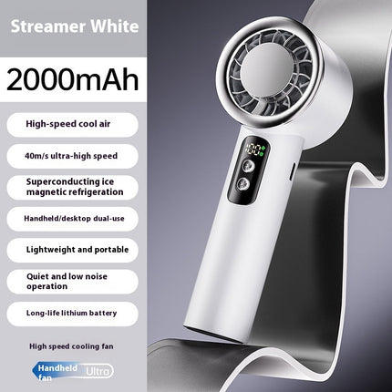 Semiconductor Cooling Handheld Fan | USB Rechargeable Portable Fan