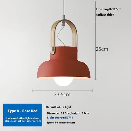 Nordic Pendant Light Shade – Modern Dome & Triangular Designs (6 Colours, 3 Shapes)