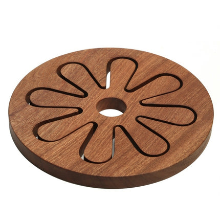 Wooden Petal Coaster | Solid Wood Heat Resistant Pad