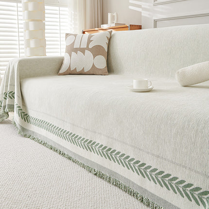 Chenille Sofa Cover | Luxury Full Wrap Couch Throw