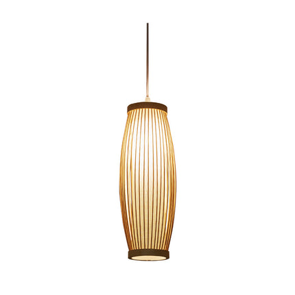 Internet Celebrity Bamboo Woven Dining Room Lantern Bamboo Artwork Chandelier