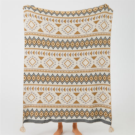Boho Tassel Blanket | Tribal Shawl Throw
