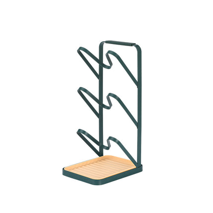 Punch-Free Pot Lid Rack | Kitchen Utensil & Spoon Organiser