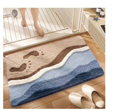 Household Minimalist Water-absorbent Thickened Bathroom Floor Mat