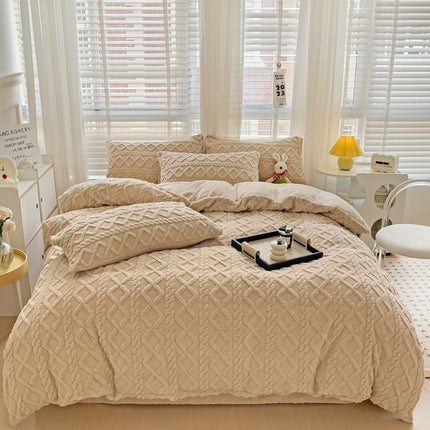 Plush Fleece Bedding Set | Warm Winter Duvet Cover