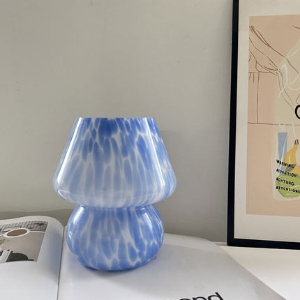 Mushroom Lamp – Blue, Dream Blue, or Orange | Modern Accent Lighting
