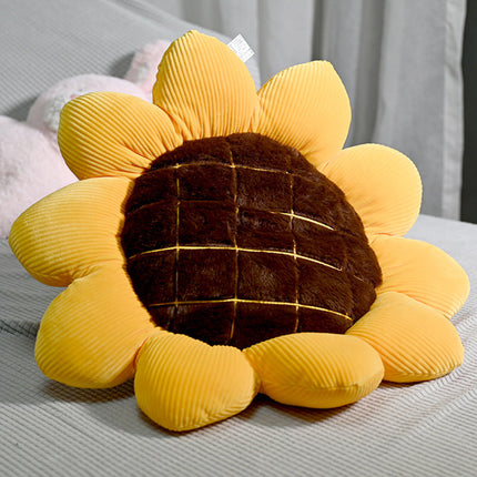Sunflower Plush Cushion | Soft Flower Sofa Pillow