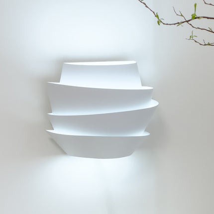 Abstract Pine Cone Modern Minimalist Wall Light – White Decorative Lamp